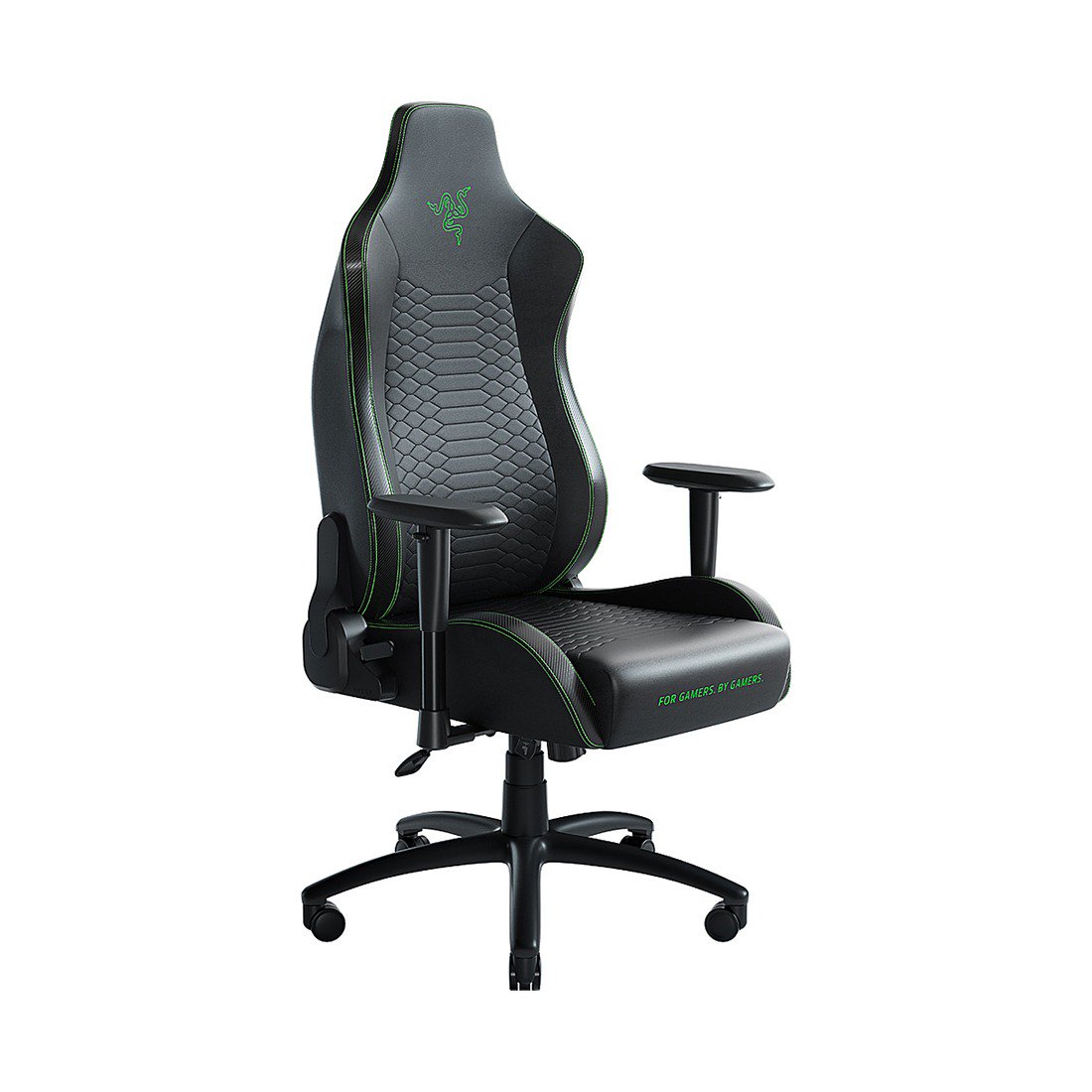 Кресло игровое Razer Iskur X-XL черно-зеленое купить,NaN