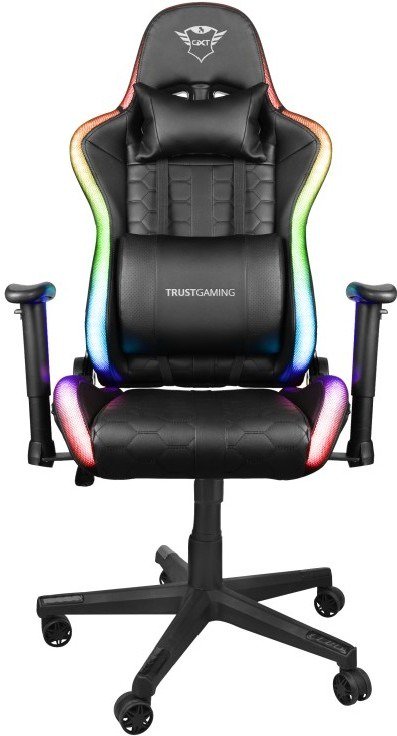 Кресло игровое Trust GXT 716 Rizza RGB LED Resto черное купить,NaN