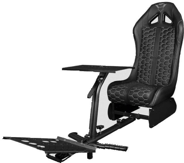 Кресло игровое Trust GXT 1155 Rally Racing Simulator черное купить,NaN
