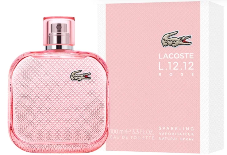 Туалетная вода Lacoste L.12.12 ROSE SPARKLING EDT 100мл