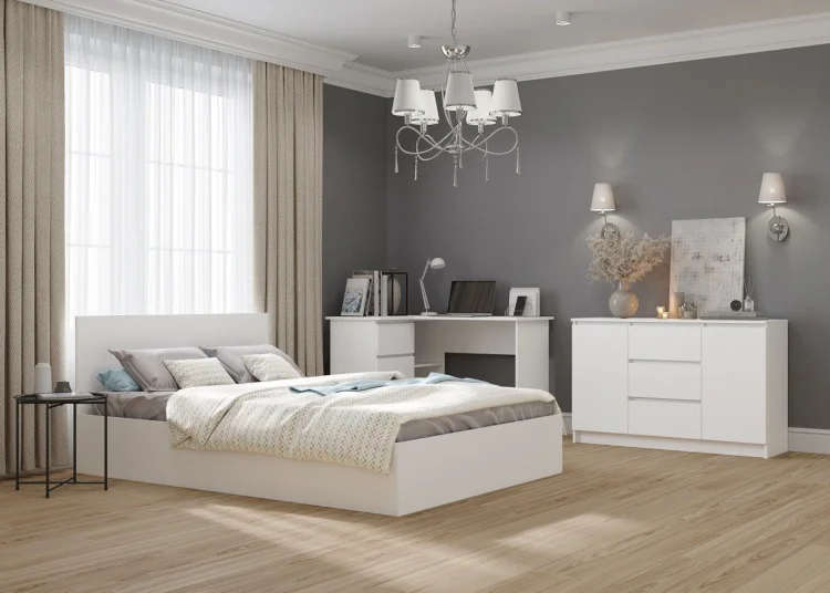 Комод GreenMebel Люмо 120.4x40x77см белый купить,38990