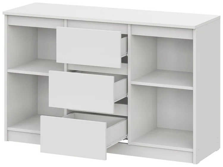Комод GreenMebel Люмо 120.4x40x77см белый купить,38990