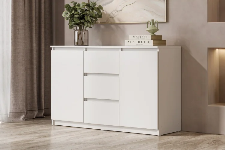 Комод GreenMebel Люмо 120.4x40x77см белый купить,38990