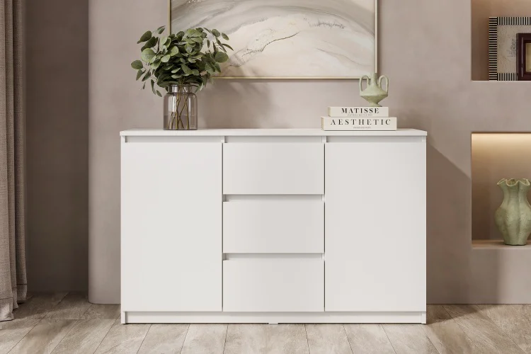 Комод GreenMebel Люмо 120.4x40x77см белый купить,38990