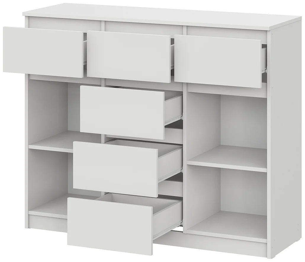 Комод GreenMebel Люмо 120.4x40x99см белый купить,55990