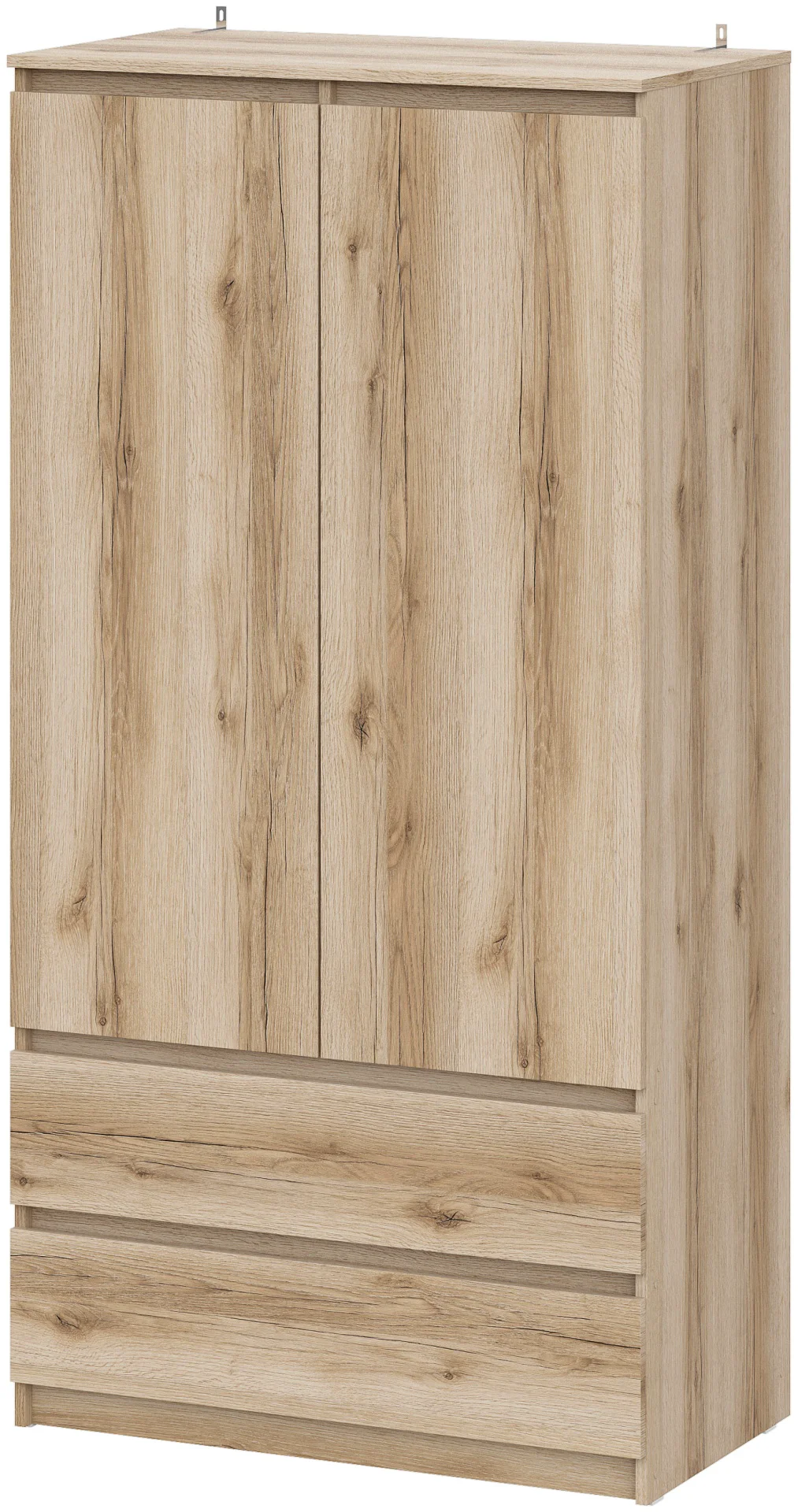 Шкаф GreenMebel Люмо 90.2x179.6х50см коричневый купить,NaN