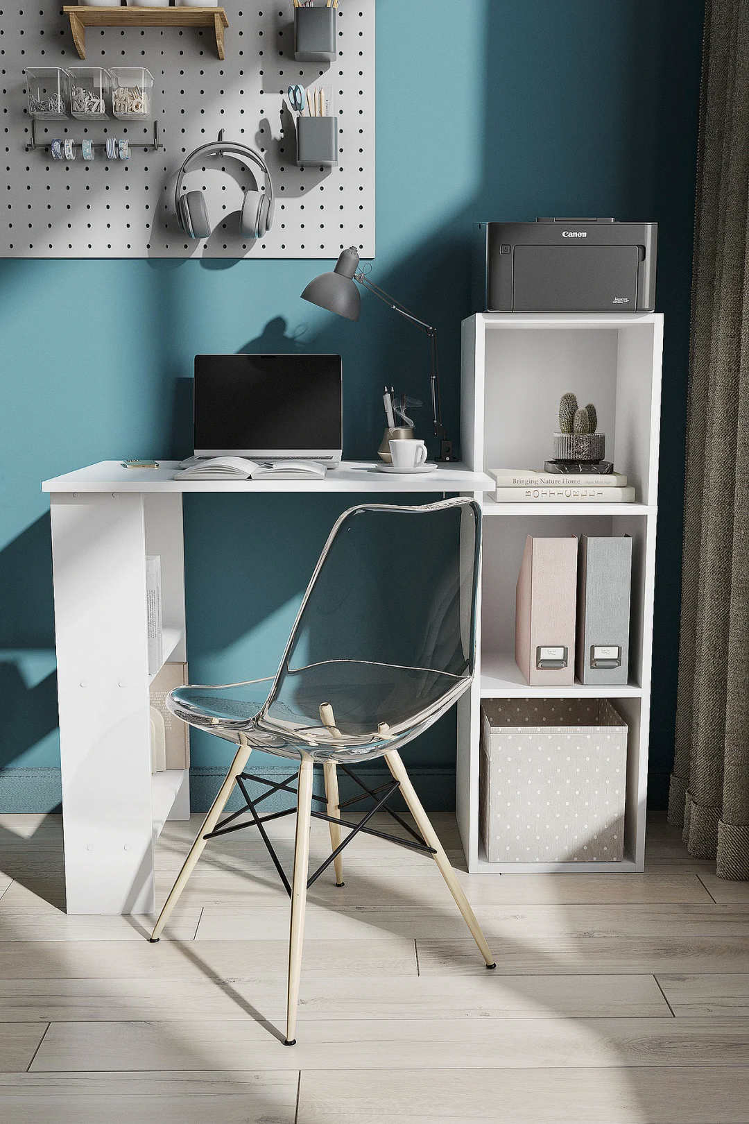 Стол компьютерный GreenMebel СТК 8 104.2х49.3x102.6см белый купить,18990