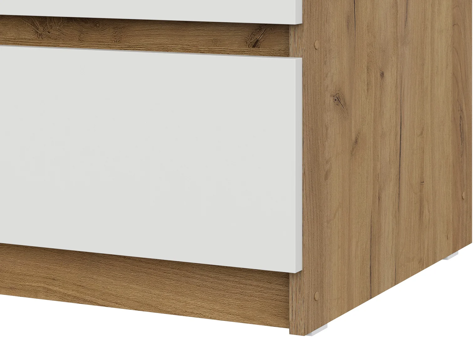 Шкаф GreenMebel Люмо 90.2x179.6х50см коричневый, белый