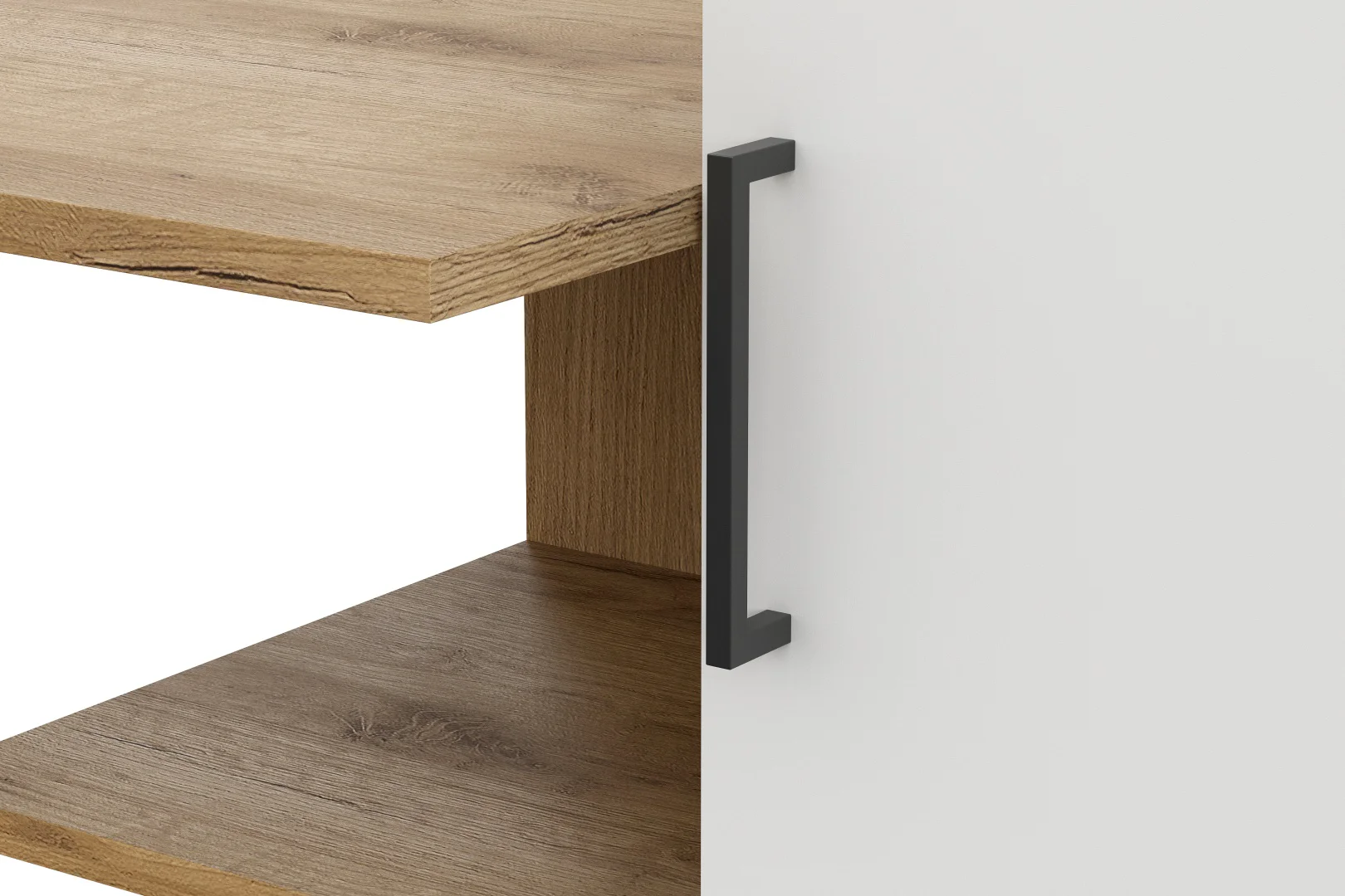 Стол компьютерный GreenMebel СТК-26 145х49x135.1см белый, коричневый