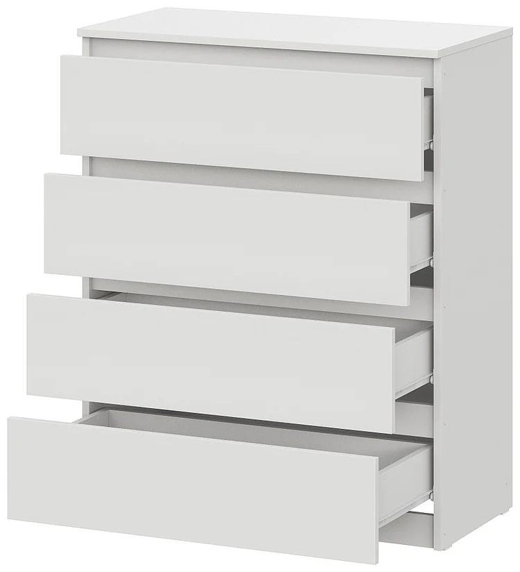Комод GreenMebel Люмо 80.4x40x99см белый купить,33990