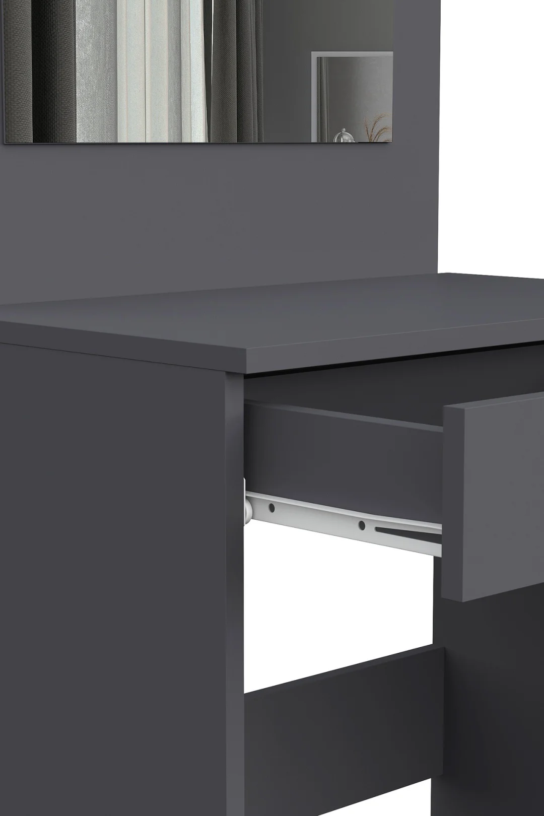 Туалетный столик GreenMebel СТЛ 1 60.1x37.8х135.4см графит купить,NaN