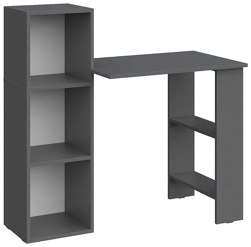 Стол компьютерный GreenMebel СТК 8 104.2х49.3x102.6см графит