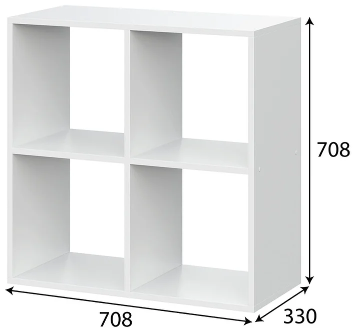 Стеллаж напольный GreenMebel СТЖ 4 70.8x33x70.8см белый																											 купить,17990