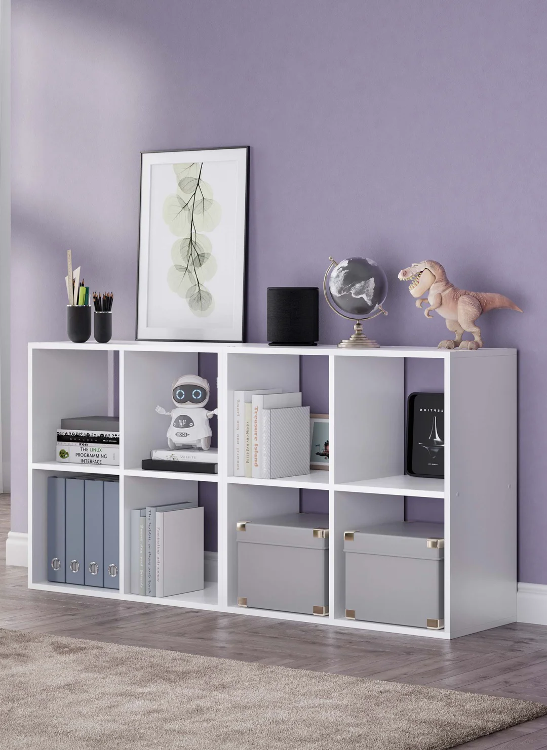 Стеллаж напольный GreenMebel СТЖ 4 70.8x33x70.8см белый																											 купить,17990