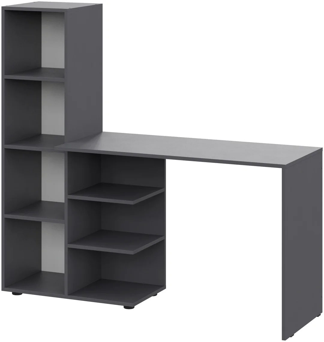 Стол компьютерный GreenMebel СТК-26 145х49x135.1см графит купить,NaN