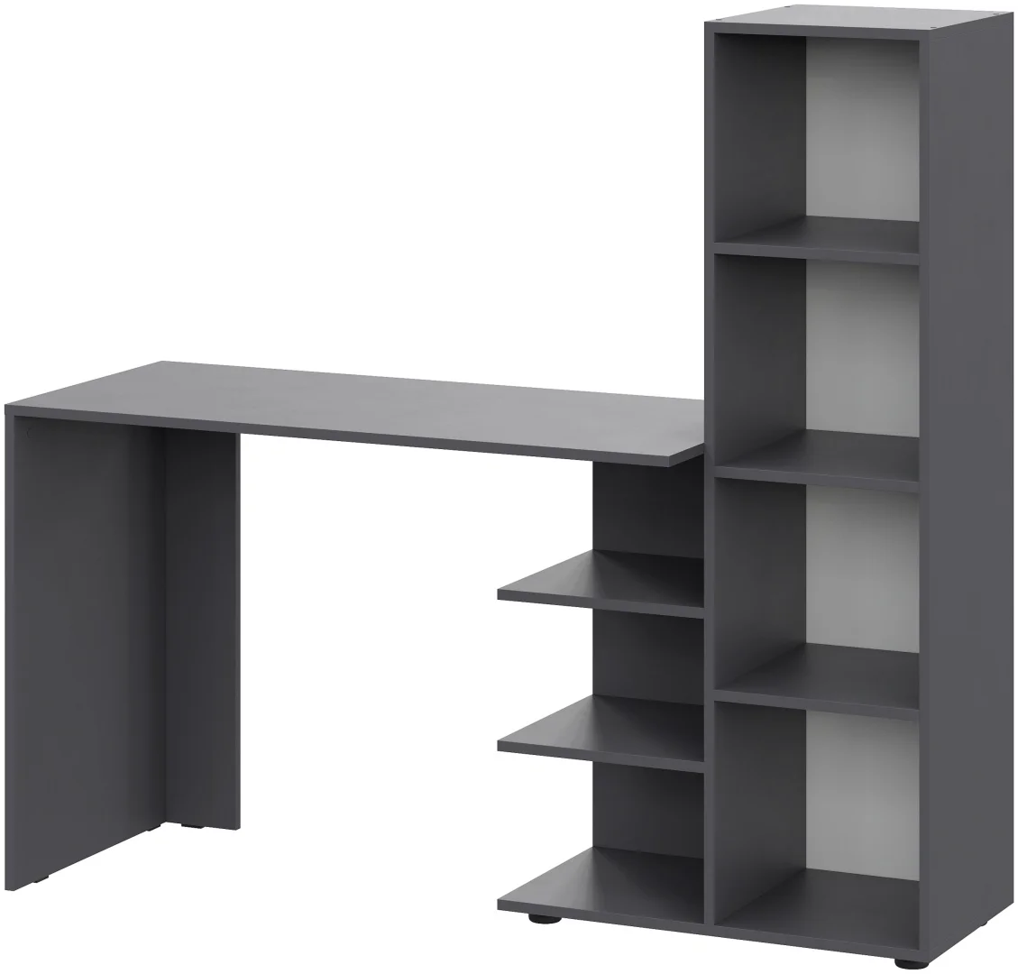 Стол компьютерный GreenMebel СТК-26 145х49x135.1см графит купить,NaN