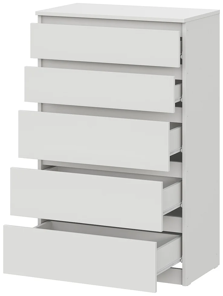 Комод GreenMebel Люмо 70.4x40x112см белый