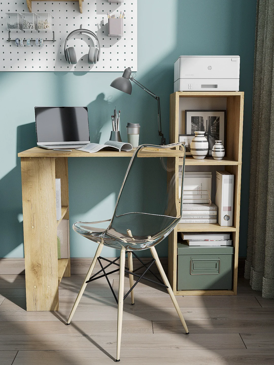 Стол компьютерный GreenMebel СТК 8 104.2х49.3x102.6см коричневый