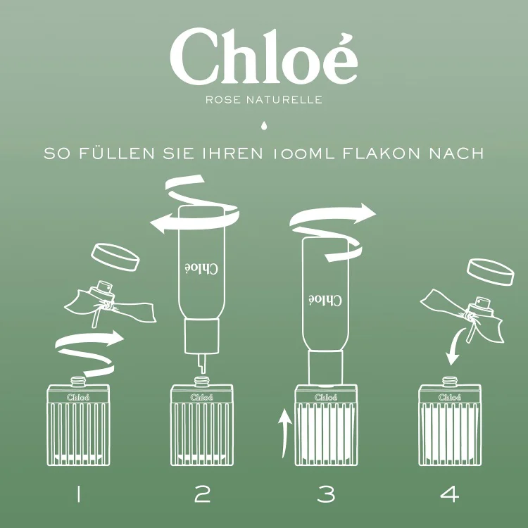 Парфюмерная вода Chloe Rose Naturelle Refillable EDP для женщин 100мл