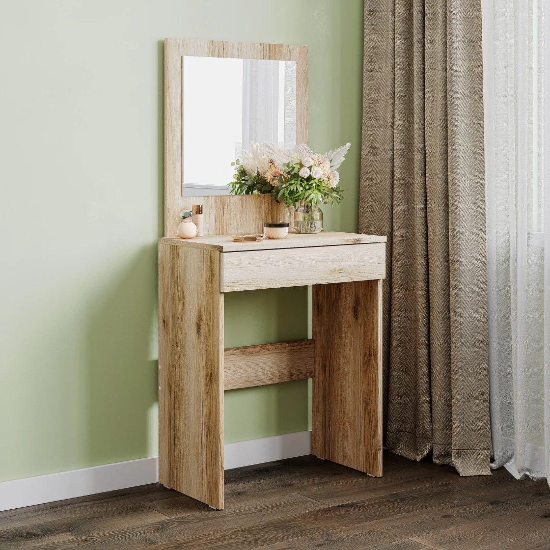 Туалетный столик GreenMebel СТЛ 1 60.1x37.8х135.4см коричневый
