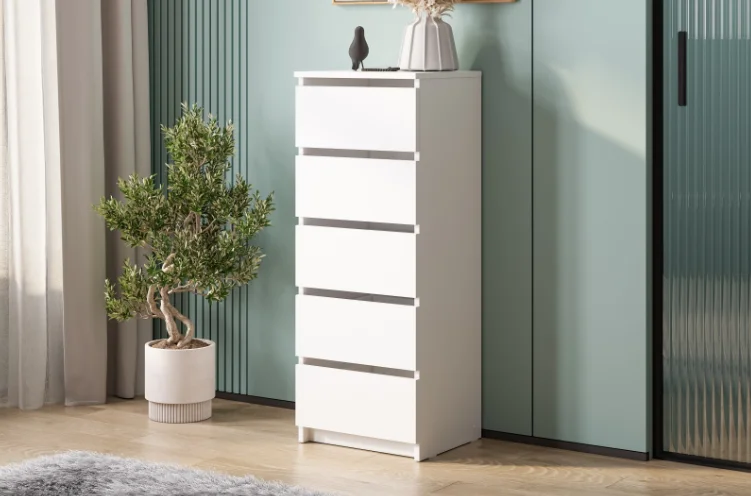 Комод GreenMebel КМ 3 40x35x103.5см белый купить,23990