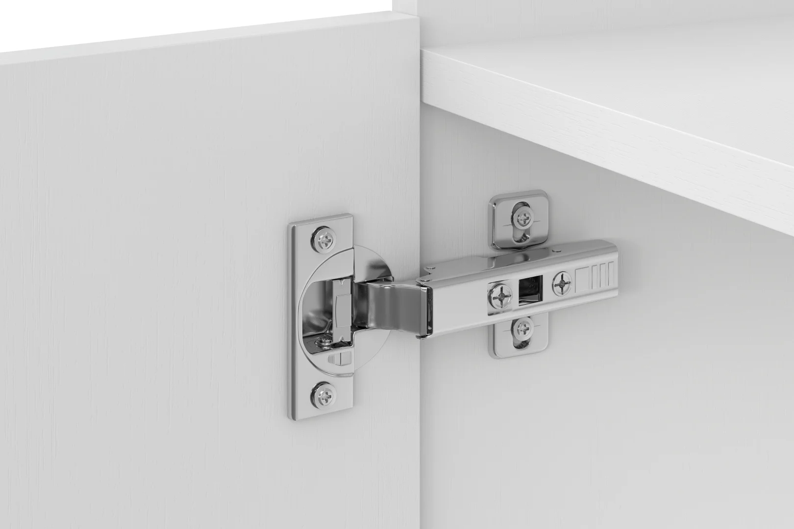 Стеллаж напольный GreenMebel СТЖ 6 50x26.2x179.3см белый																											