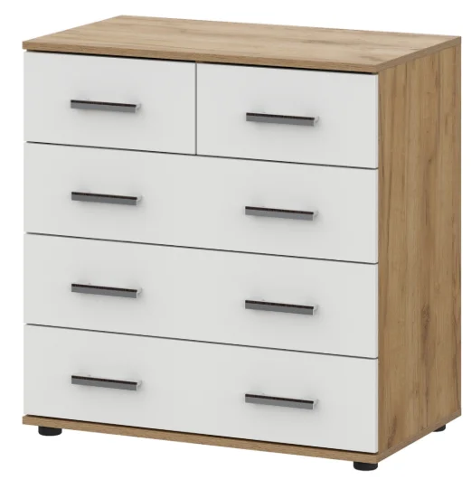 Комод GreenMebel КМ 33 80.1x46x82.4см бело-коричневый купить,39990