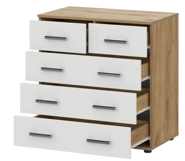 Комод GreenMebel КМ 33 80.1x46x82.4см бело-коричневый купить,39990