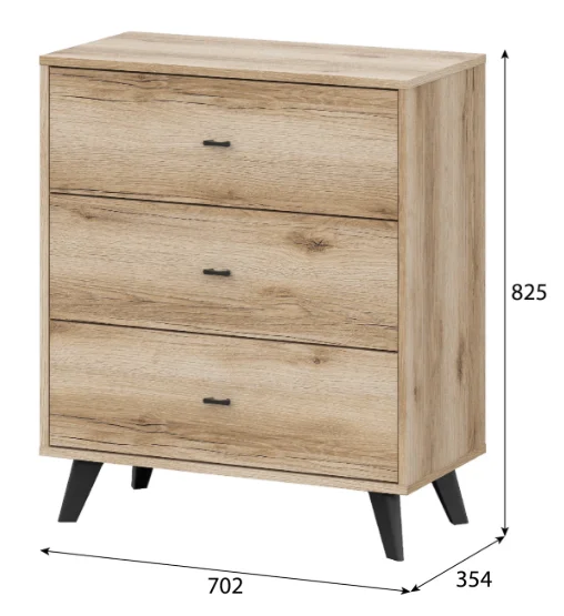 Комод GreenMebel КМ-18 70.2x35.4x82.5см коричневый купить,NaN