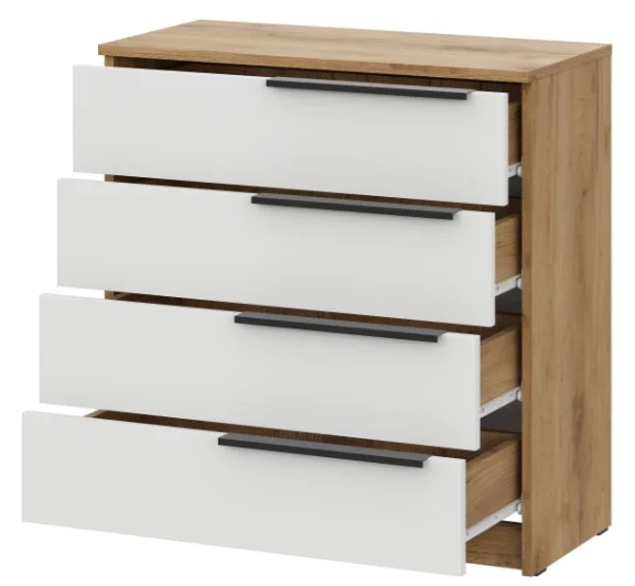 Комод GreenMebel КМ-26 70.2x33.4x72.9см бело-коричневый купить,26990
