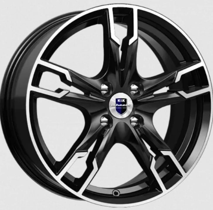 Комплект дисков K&K Солар r75059SK 5x114,3 R17x7 CB67,1 ET48,5 алмаз черный  купить,NaN