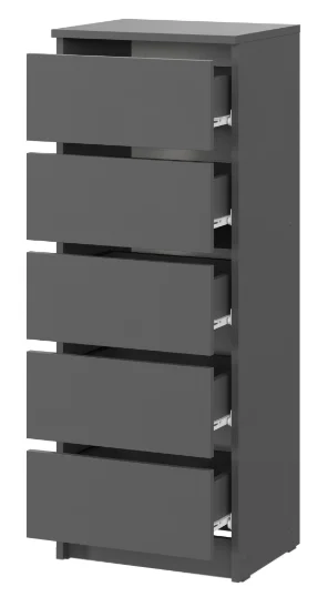 Комод GreenMebel КМ-16 40x33x106см серый