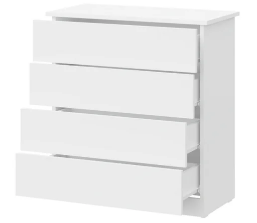 Комод GreenMebel КМ 4 70x35x75.6см белый