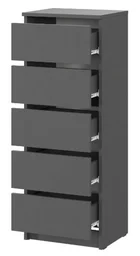 Комод GreenMebel КМ-16 40x33x106см серый