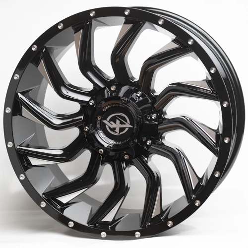 Комплект дисков Kipardo 5х150 R20х9 СВ110,1 ЕТ18 55192 Gloss Black Milling купить,NaN