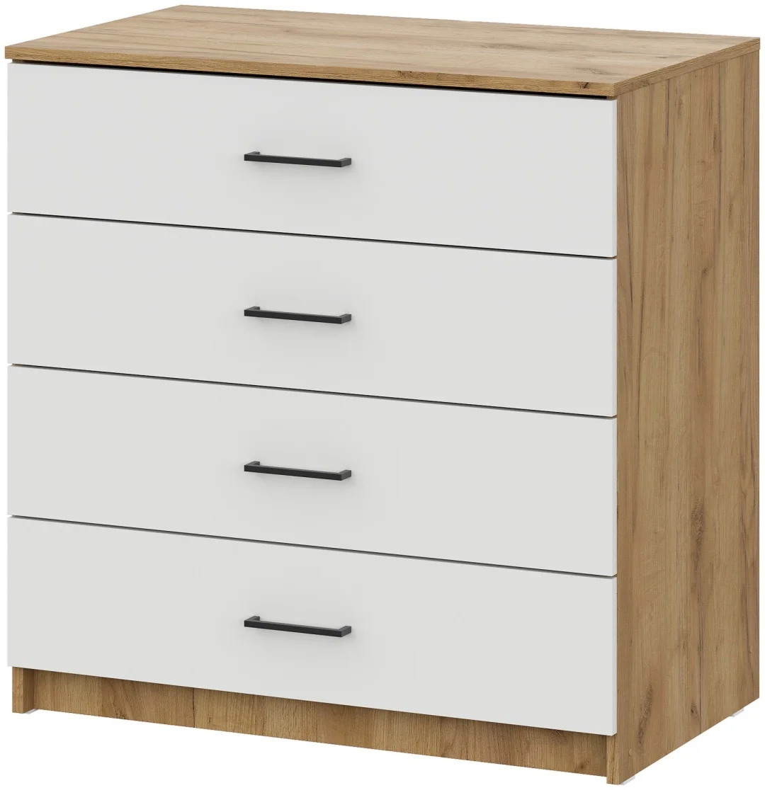 Комод GreenMebel КМ-29 85.2x45x86.6см бело-коричневый купить,36990