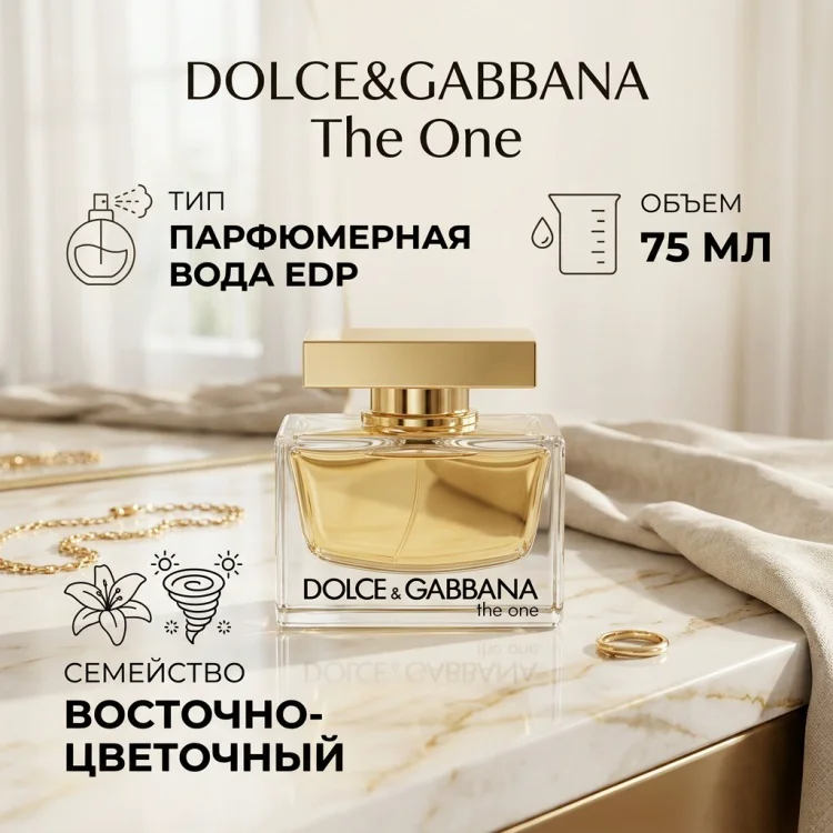 Парфюмерная вода Dolce&Gabbana The One EDP для женщин 75мл