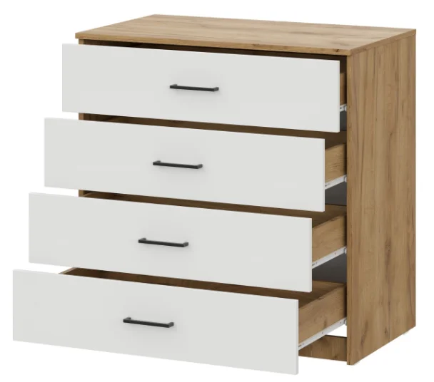 Комод GreenMebel КМ-29 85.2x45x86.6см бело-коричневый купить,36990