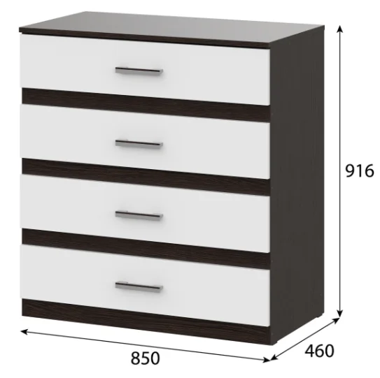 Комод GreenMebel КМ-30 85x46x91.6см темно-коричневый купить,37990