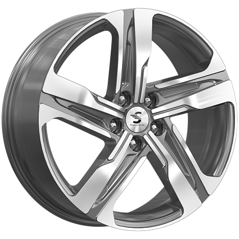 Комплект дисков Premium KP004 77569 5х114.3 R19х7,5 СВ67.1 ЕТ50 Diamond gloss graphite
