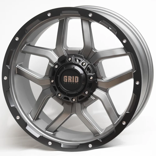 Комплект дисков Kipardo 55198 5х127 R20х9 СВ71,5 ЕТ0 Matt gun metal+Matt black lip+milling rivets купить,NaN