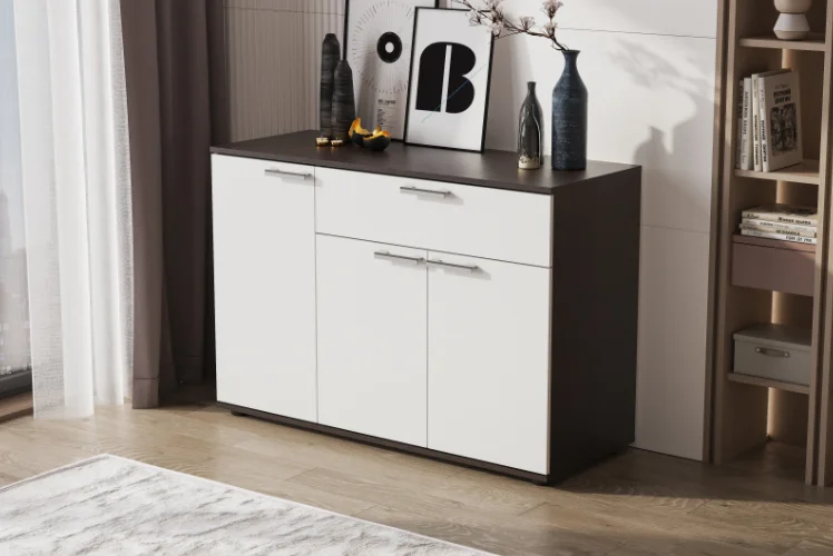 Комод GreenMebel КМ-28 120.2x46x82.6см темно-коричневый купить,39990