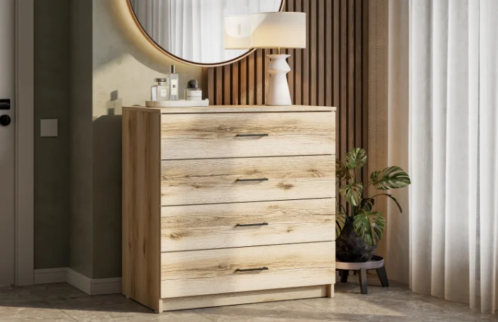 Комод GreenMebel КМ-29 85.2x45x86.6см коричневый купить,NaN