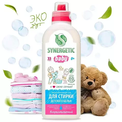 Гель для стирки Synergetic Baby 1L