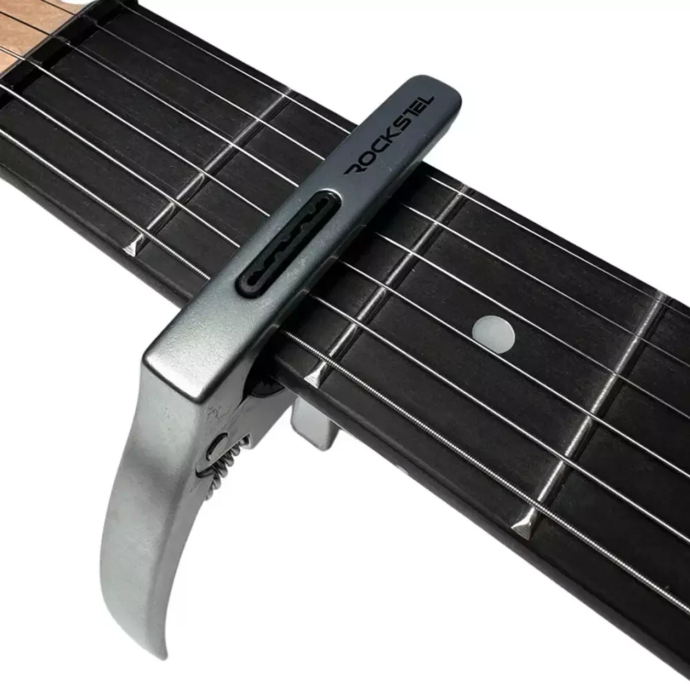 Каподастр для гитары Rockstel RGC-501A Silver купить,0