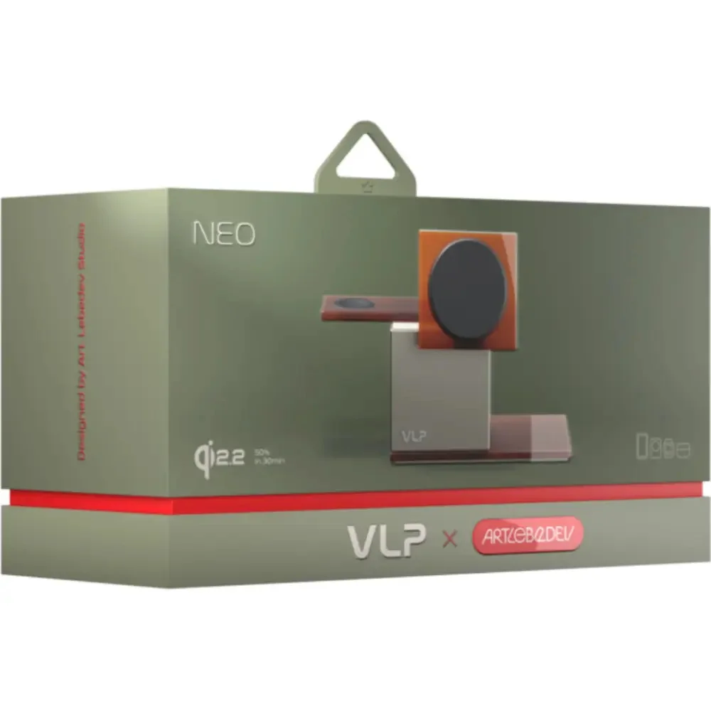 Зарядное устройство для телефонов и часов VLP Wireless NEO Qi2.2 1094001 для Apple Amber Gray  купить,NaN