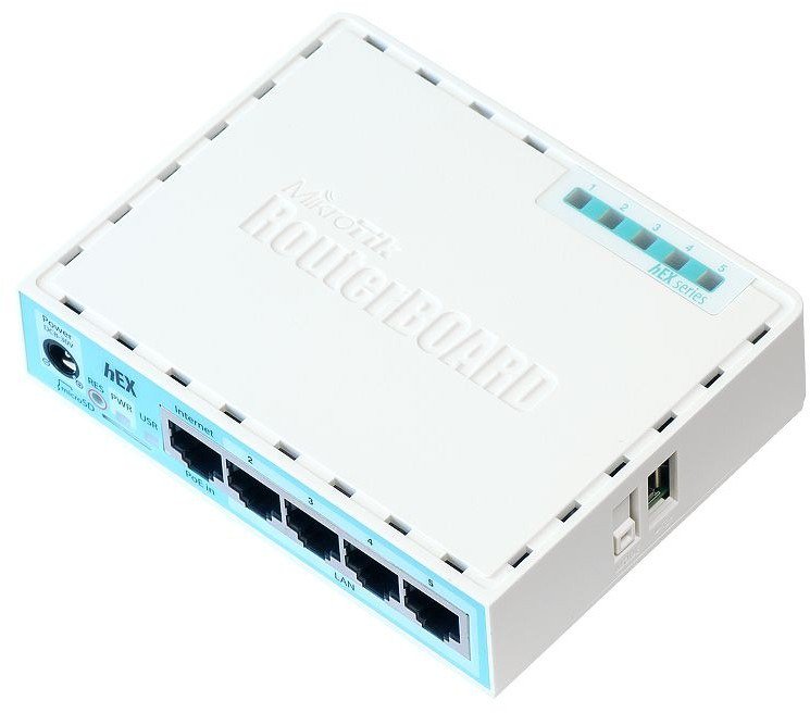 Маршрутизатор MikroTik hEX RB750Gr3 белый