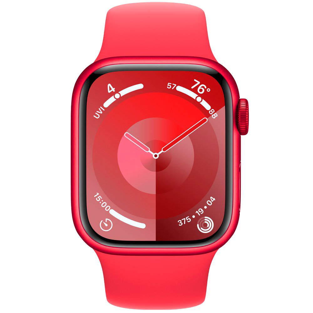 Смарт-часы Apple Watch Series 9 GPS 41mm MRXH3 (PRODUCT)RED Aluminum Case with (PRODUCT)RED Sport Band - M/L купить,NaN