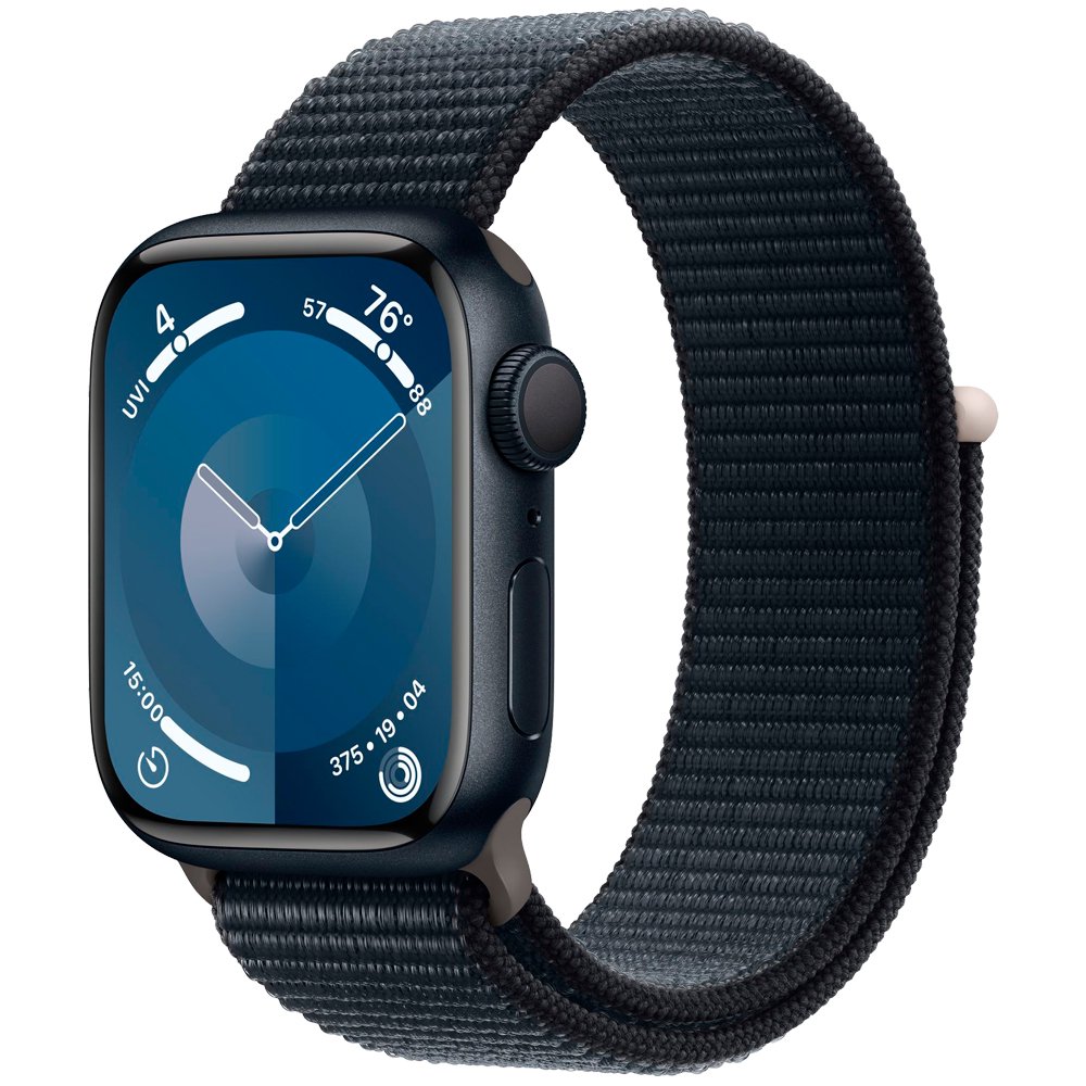 Смарт-часы Apple Watch Series 9 GPS 41mm MR8Y3 Midnight Aluminum Case with Midnight Sport Loop