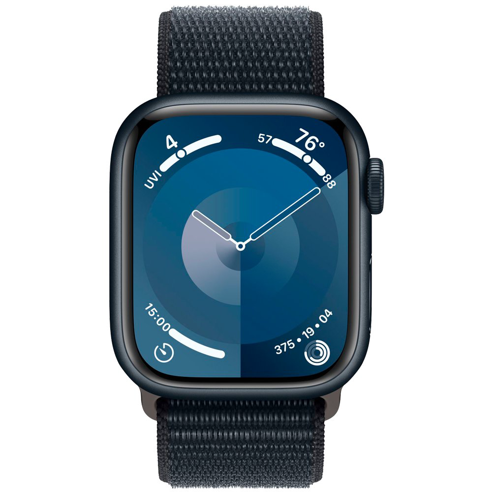 Смарт-часы Apple Watch Series 9 GPS 41mm MR8Y3 Midnight Aluminum Case with Midnight Sport Loop купить,NaN